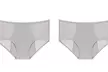 2-Pack Women's Period Panties Menstrual Underwear with Absorbent Brief - Second Medium