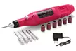 Electric 6 Nail Drill Bits Set Acrylic Polish Manicure Pedicure Filer Kit - Second Medium