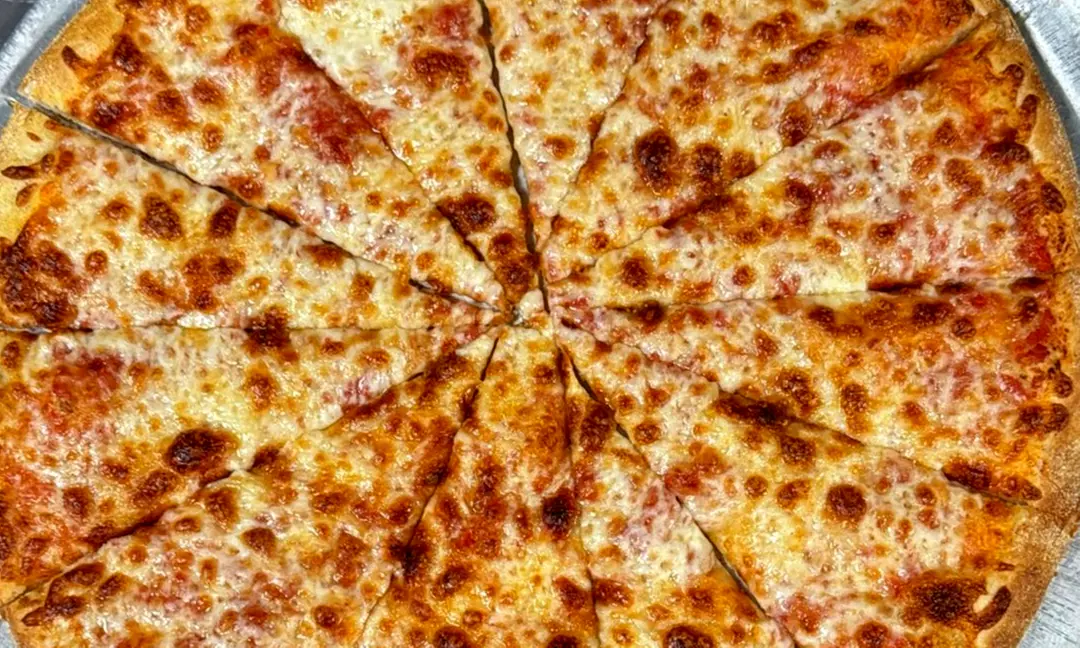 Choose a Large Cheese Pizza or Pizza Combo with Wings & Garlic Bread