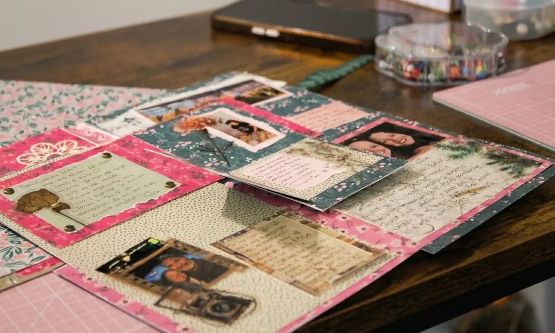 Taller de Papelería creativa (scrapbooking) con bebida y picoteo