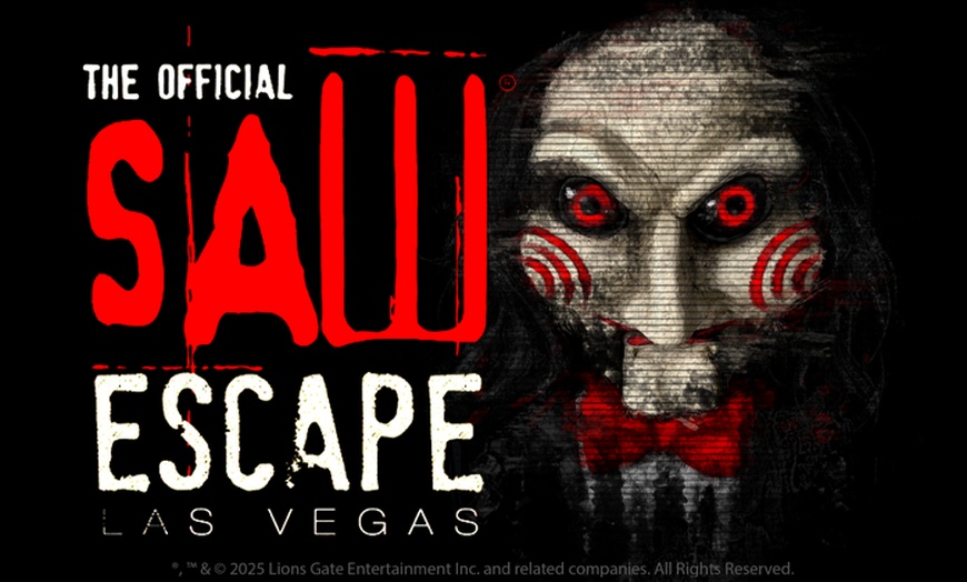 Image 1: Up to 55% Off Admission to The Official SAW Escape Room