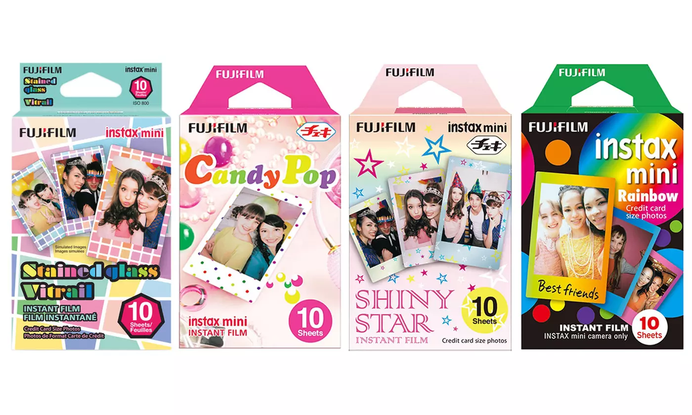 Fujifilm Instax Mini Instant Film Set (4-Pack) - Primary Image
