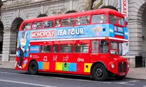 London MONOPOLY Afternoon Tea Bus Tour with Brigit’s Bakery – Adult, Child & Family Tickets (Up to 37% Off)