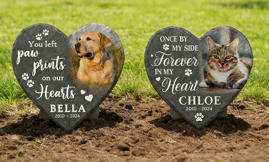 Image 4: Custom Pet Memorial Stones - Lasting Remembrance (Up to 84% Off)