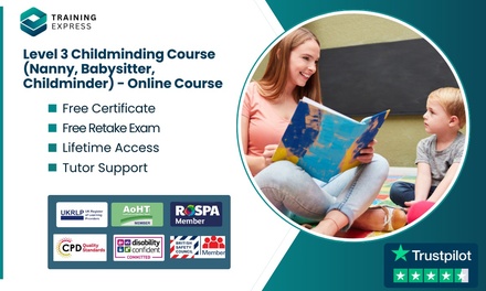 Level 3 Childminding Course (Nanny, Babysitter, Childminder) - Online Course - Training Express