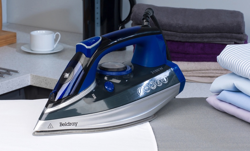 Image 1: Beldray 3100W Steam Iron