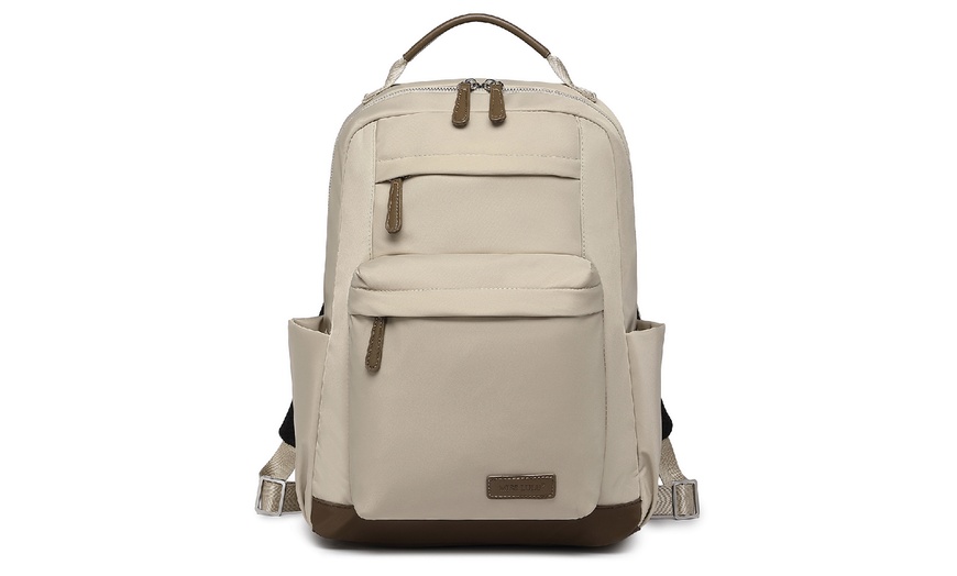 Image 2: MISS LULU Stylish Women's Backpack with Laptop Sleeve 