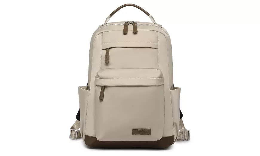 Image 2: Stylish Women's Backpack with Laptop Sleeve and Multiple Pockets