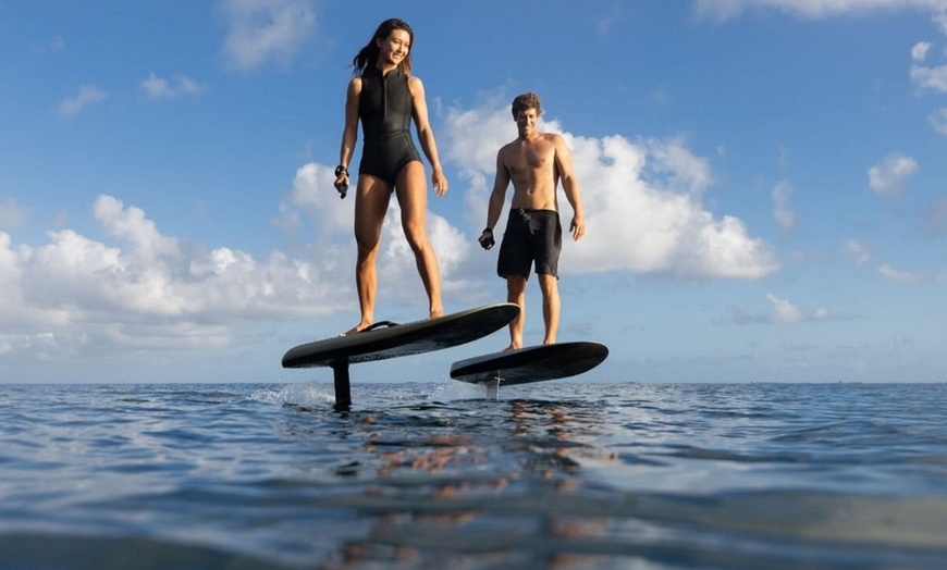 Image 3: Choice of 1-Hour eFoiling Lesson, 2-Hour Kayak / SUP Guided Tour for 2
