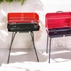 Image 1: Barbecue extérieur avec grille en acier chromé