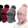 Image 5: Womens Winter Hat Warm Thick Cap Scarf Knit Ski Beanies