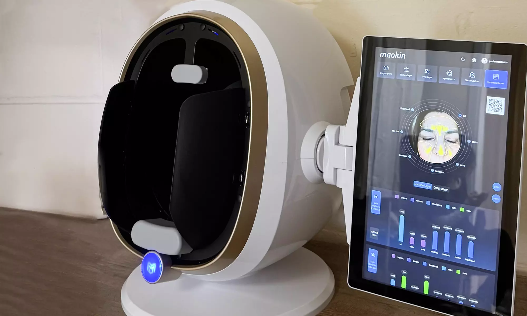 Rejuvenate with 10 Minute 3D AI Skin Scanner Care Facial Analyzer 
