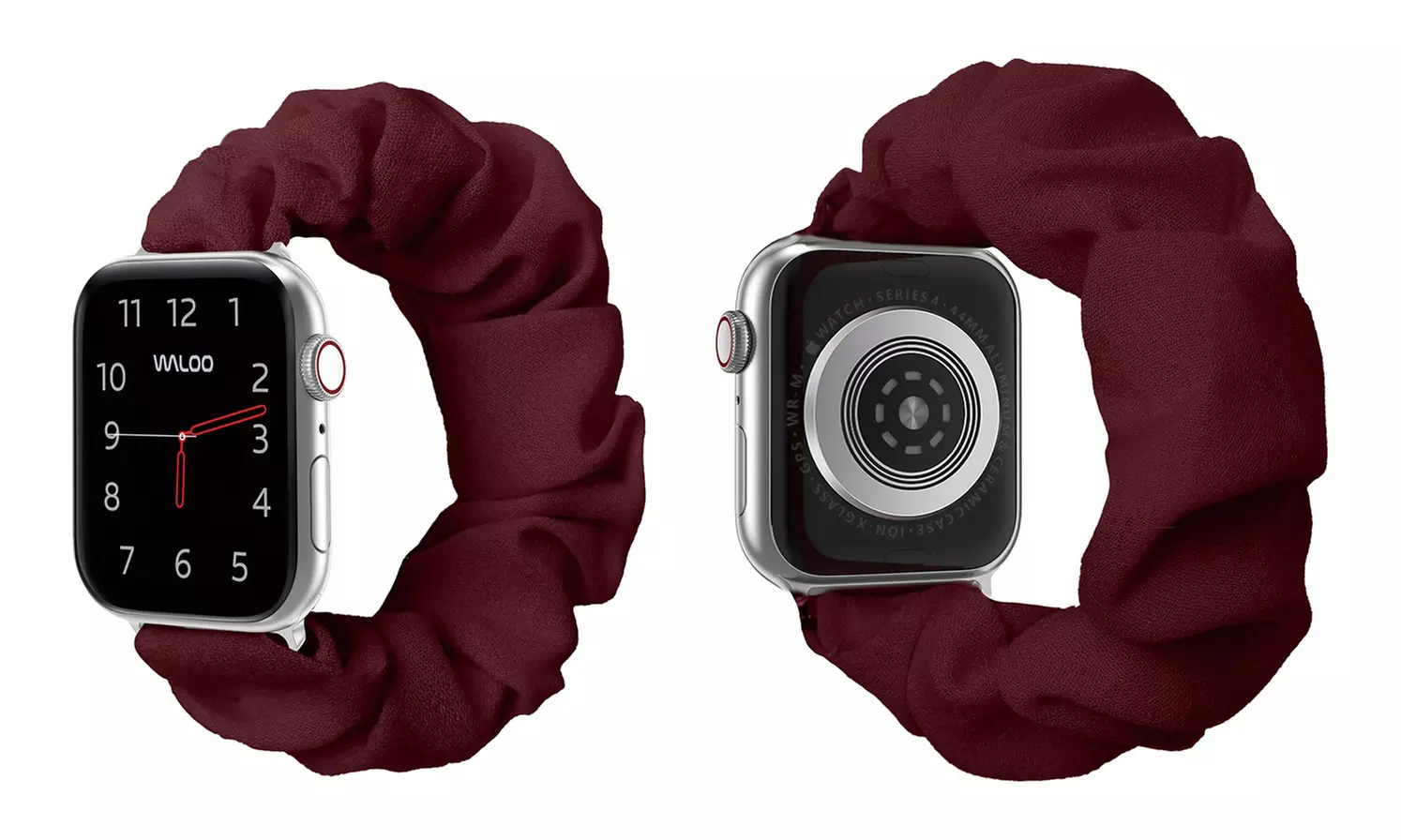 Waloo Elastic Scrunchie Band for All Apple Watch Series