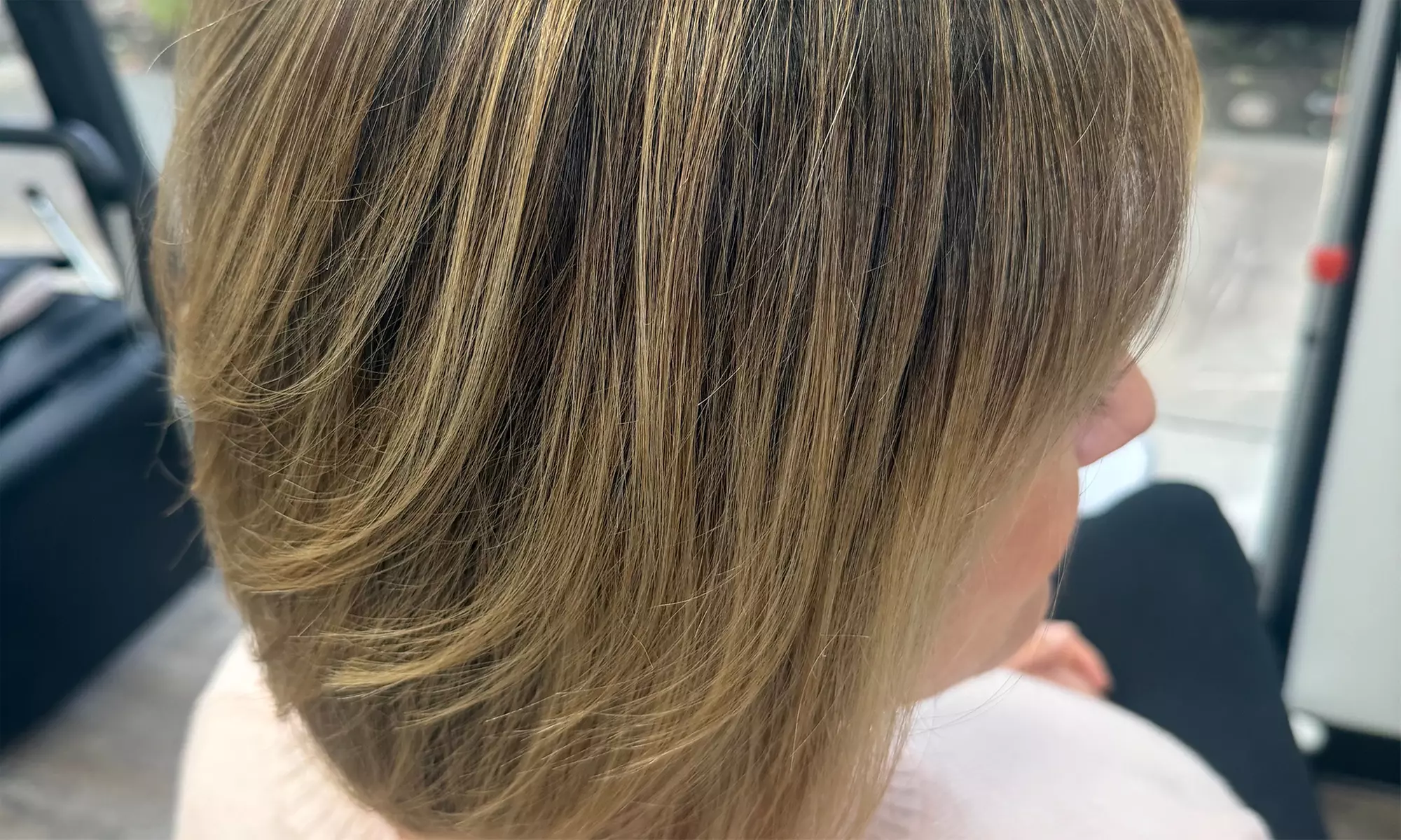 Achieve Radiant Looks with Women's Single-Process  All Over Color and Blow-Dry Package Up to 50% Off - Second Medium