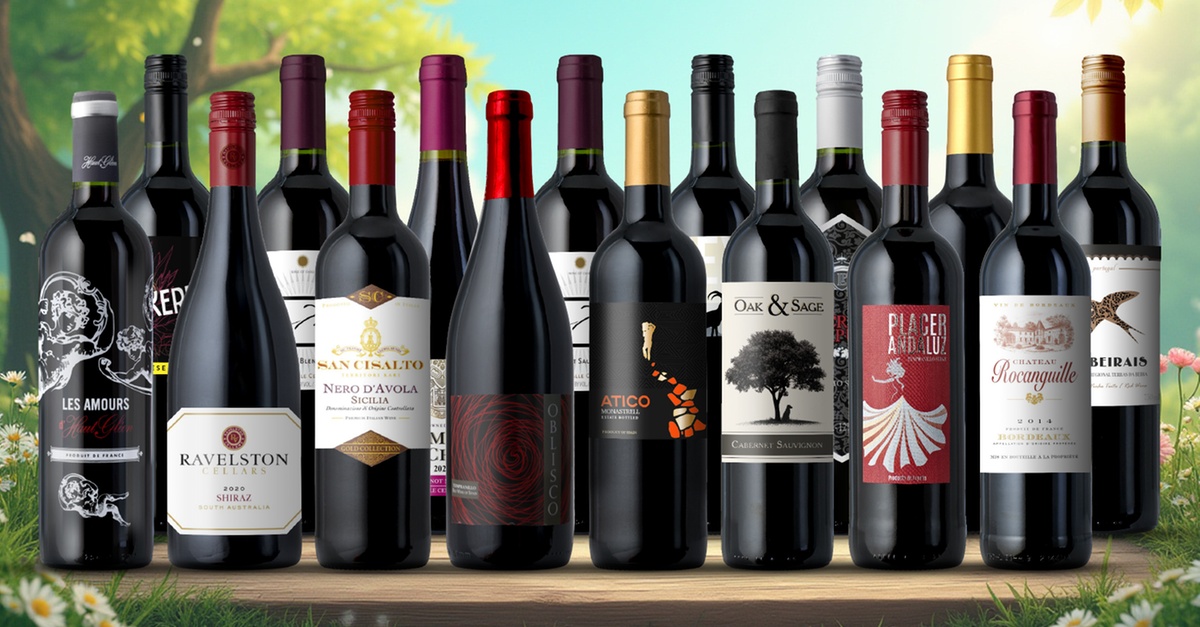 79% Off 16 Bottles of Global Red Wine from Splash Wines