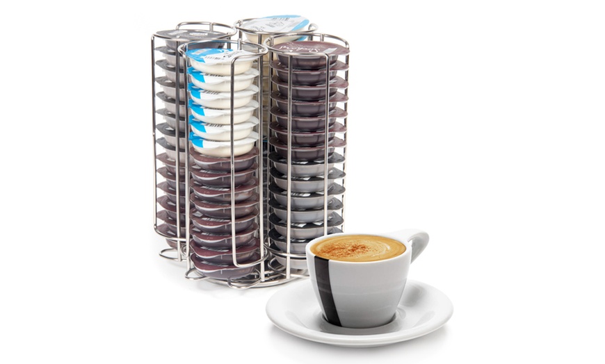 Image 3: Tassimo Chrome Coffee Pod Holder