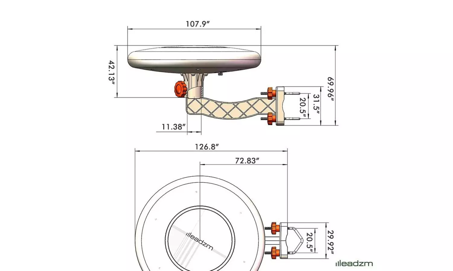 150 Miles TV Antenna Omnidirectional 360 Degree Reception HDTV Amplified Antenna