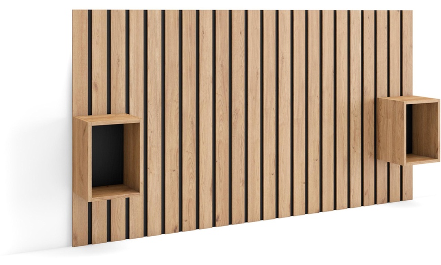 Image 8: Tête de lit en bois