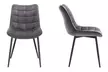 4er-Set Esszimmerstühle in Grau - Second Medium