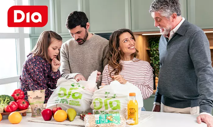Paga 1 y obtén 7 € de descuento para tu primera compra en supermercados Dia o Dia.es. Solo para nuevos socios CLUB Dia. - Primary Image