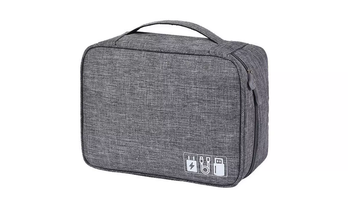 Waterproof Travel Electronics Cable & Accessories Organizer Storage Bag