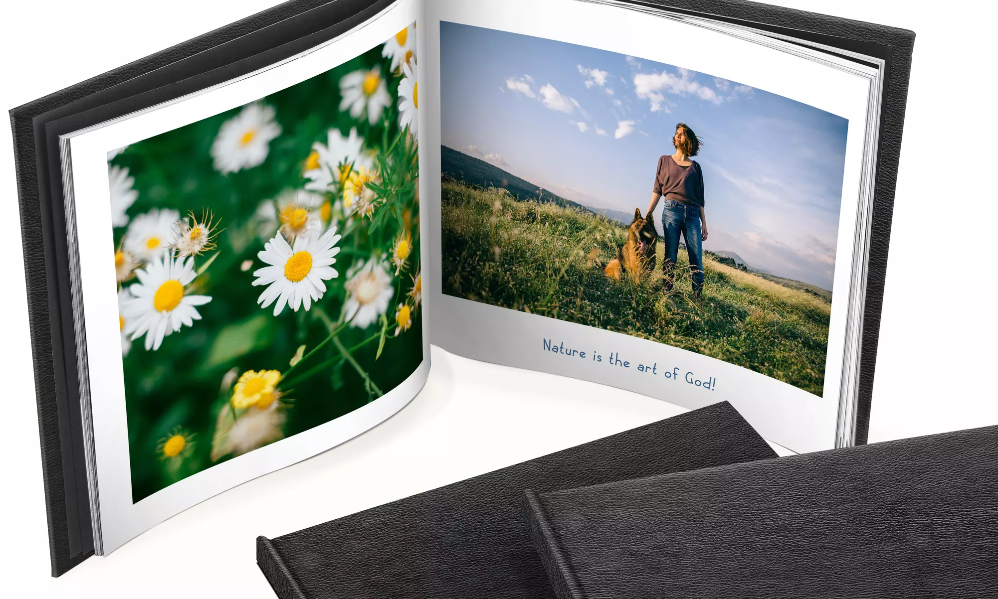 Lorenzo Fotobuch mit Fenster Quadratisch (20 x 20 cm)