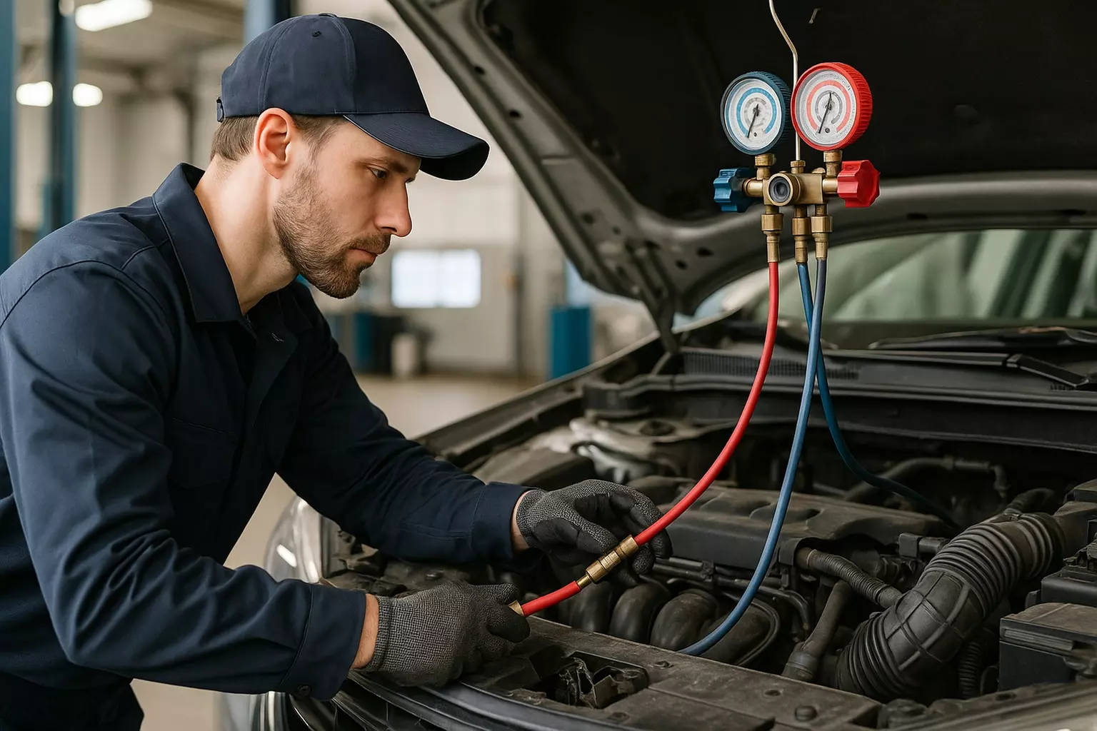 Fachgerechte Wartung der Klimaanlage inkl. Dichtigkeitskontrolle & Kältemittel Neubefüllung (50% sparen) - Primary Image