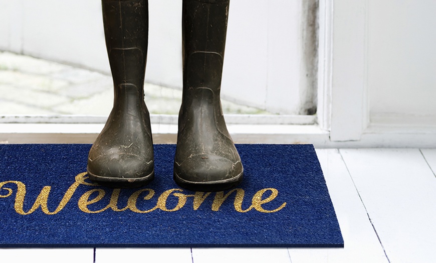 Image 152: Antislip kokosnoot deurmat