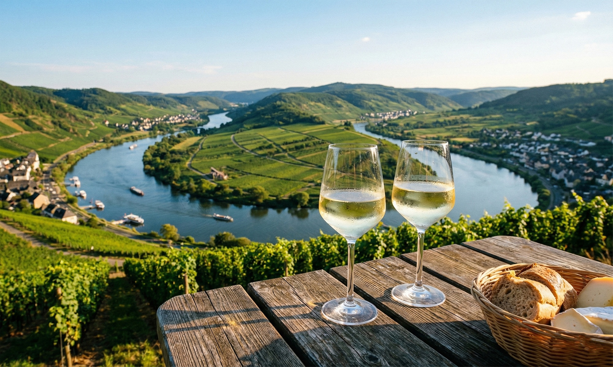 Mosel-Sommer: 2 / 5 Nächte mit Halbpension Plus, Wellness & Weinprobe
