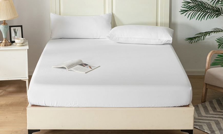 Image 1: Weiches Spannbetttuch