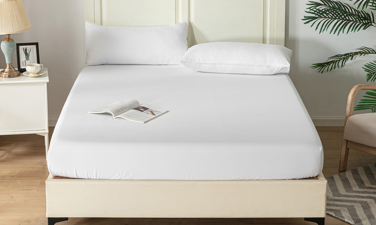 Weiches Spannbetttuch