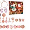 Image 1: Christmas Jewellery Advent Calendar with Assorted Accessories for Kids