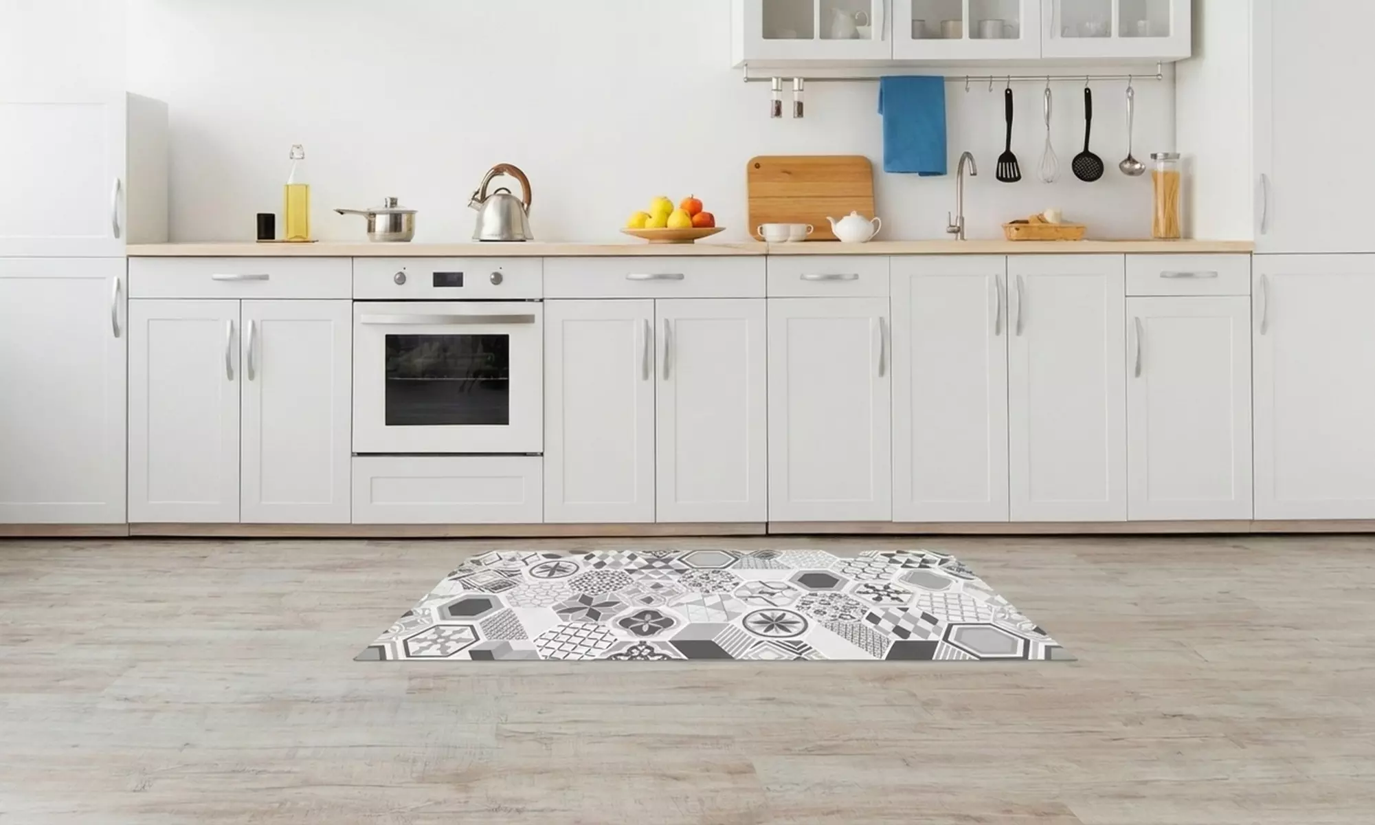 Tapis de cuisine antidérapant et antitache