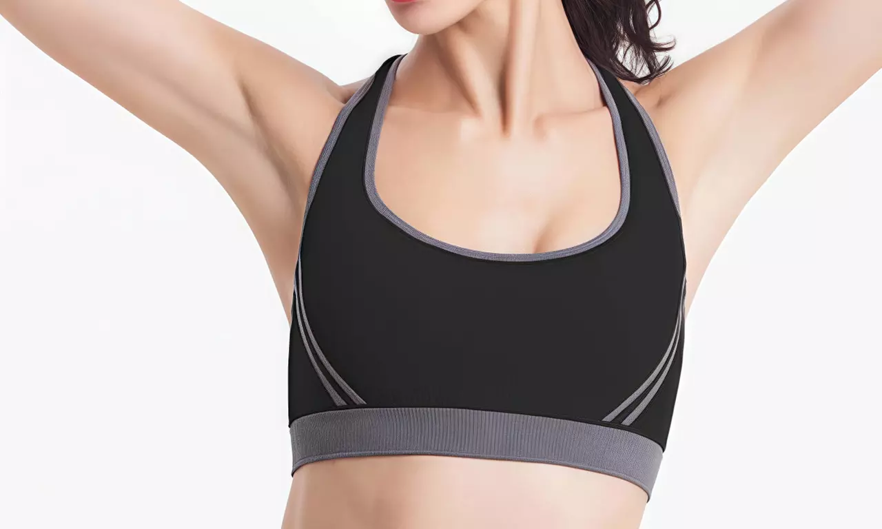 Women’s Seamless Cross-Back Sports Bra Set
