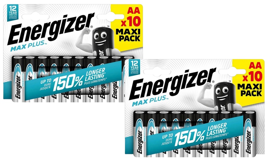 Image 3: Energizer MaxPlus Alkaline AA or AAA Batteries