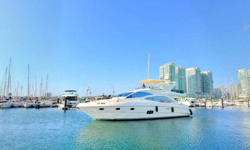 Image 3: 60 or 68 Ft Luxury Yacht Up to 26 or 26 Pax For Up to Three Hours 