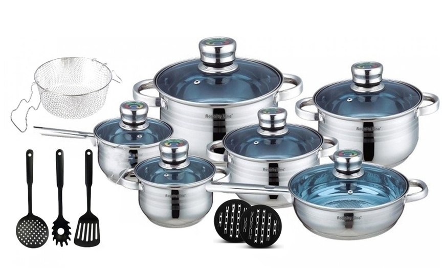 Image 7: Batería de cocina de 16 o 18 piezas RoyaltyLine