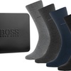 Image 1: Four-Pairs of Hugo Boss Men's Socks Gift Set in an Elegant Gift Box