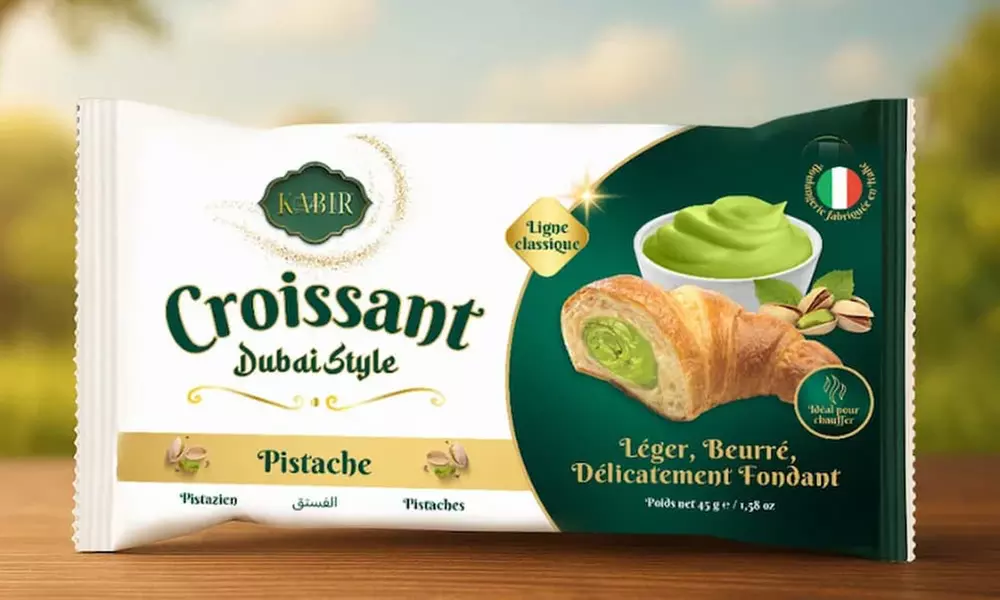 Luxe croissants Dubaï-stijl