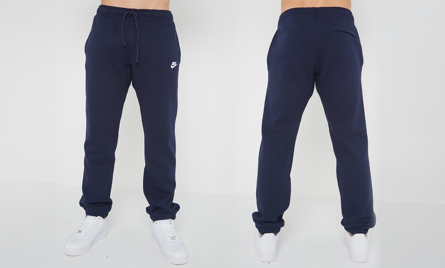 Image 12: Nike Men's Crew Neck Clubfleece Tracksuit Set