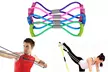 Stretch Band Rope Latex Rubber Arm Resistance Fitness Exercise Pilates Yoga Gym - Second Medium