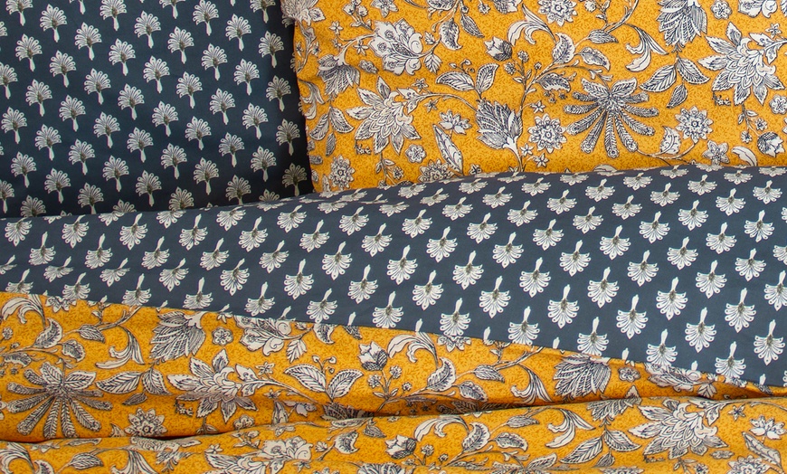 Image 5: Parure de lit réversible en coton
