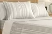 Soft Stripe Printed Microfiber Bed Sheet Set - Second Medium