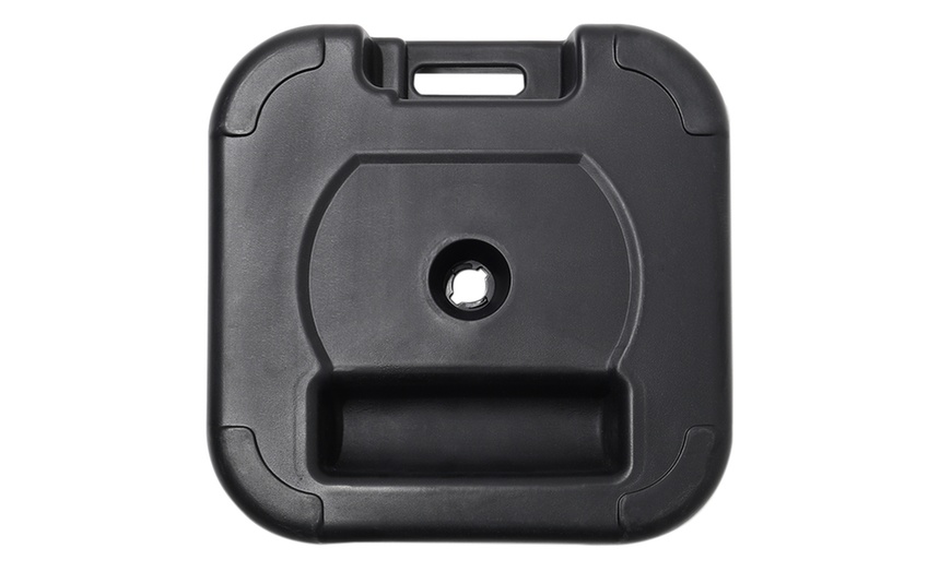 Image 18: Outdoor Large 3M Rotating Parasol with Multiple Base 