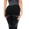Image 8: Women’s High-Waist Textured Panel Leggings with 4-Way Stretch