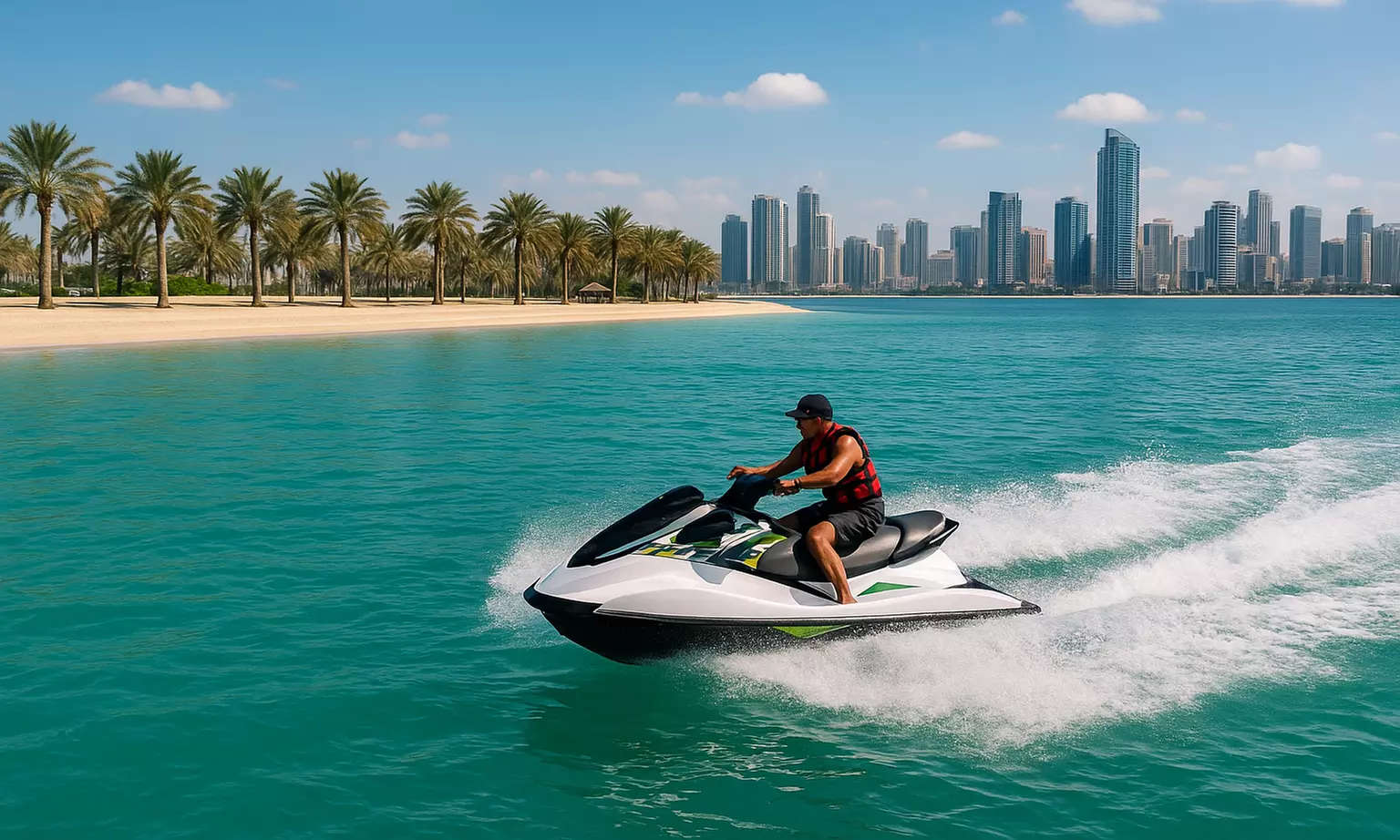 Jet Ski 1500 CC Adventures for 2: Choose 30, 45, or 60-Minute Rentals at Al Marsa Jetski Rental (Up to 67% Off) - Primary Image