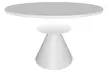 Table à manger ronde Frankystar, modèle "Artù", diamètre de 120 cm, livraison offerte - Image 6