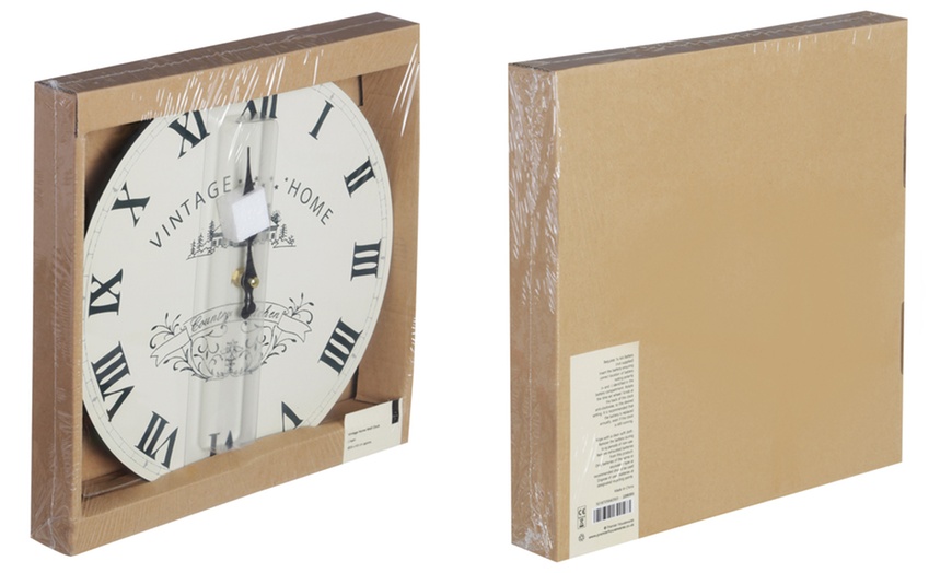 Image 4: Vintage-Style Wall Clocks