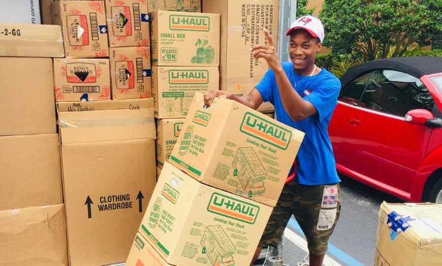 Image 1: Flexible 2, 3, or 4 Hours of Moving Service with 2 Professional Movers