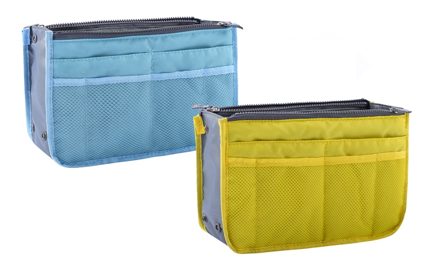 Image 18: 1 o 2 organizadores para bolso con múltiples compartimentos